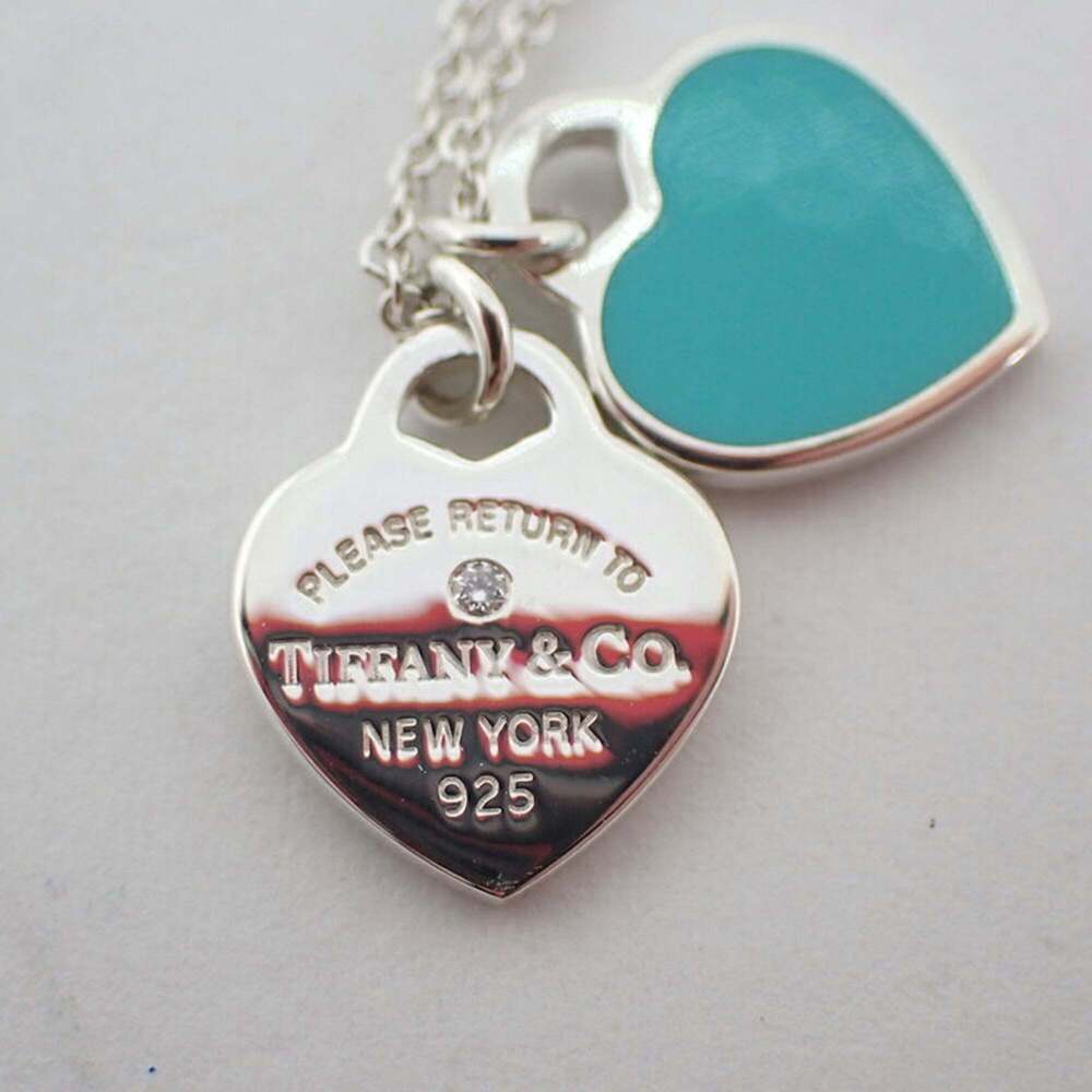 TIFFANY Authentic Silver Heart Necklace - Picture 8 of 9